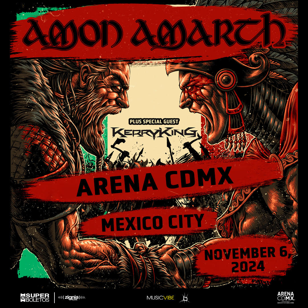 Amon Amarth y Kerry King llegarán a dominar la Arena CDMX 1