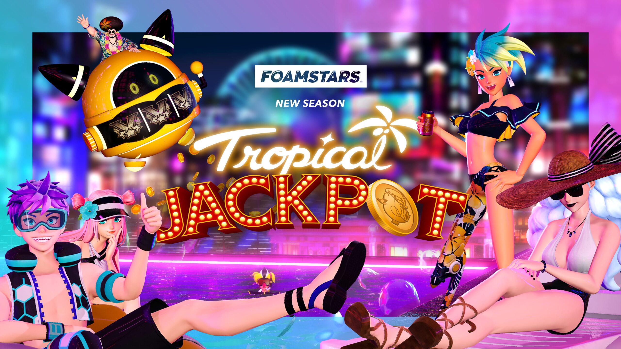 foamstars tropical jackpot