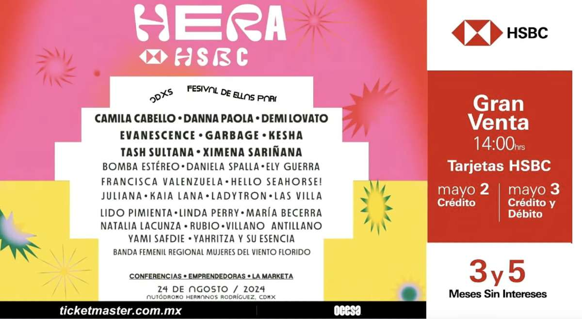 Hello Seahorse! presente en el Festival HERA HSBC 2024 1