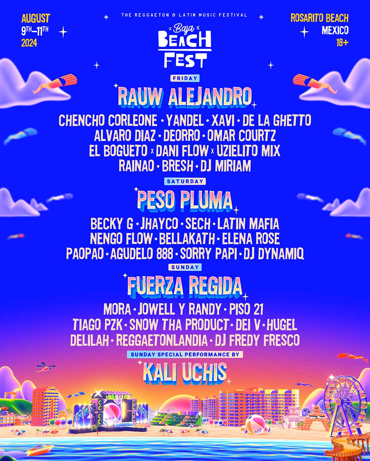 El Baja Beach Fest hará gritar Rosarito. 2