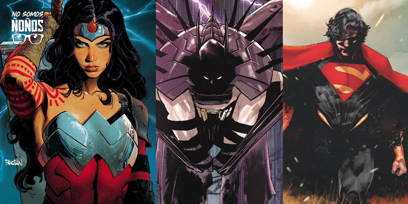 DC presenta las portadas de Absolute Superman, Batman y Wonder Woman