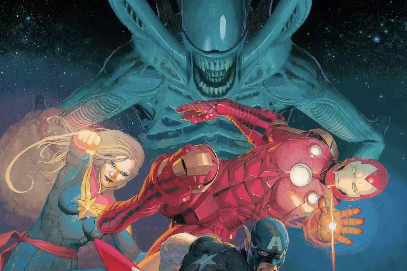 Avengers vs. Aliens lanza su primer vistazo