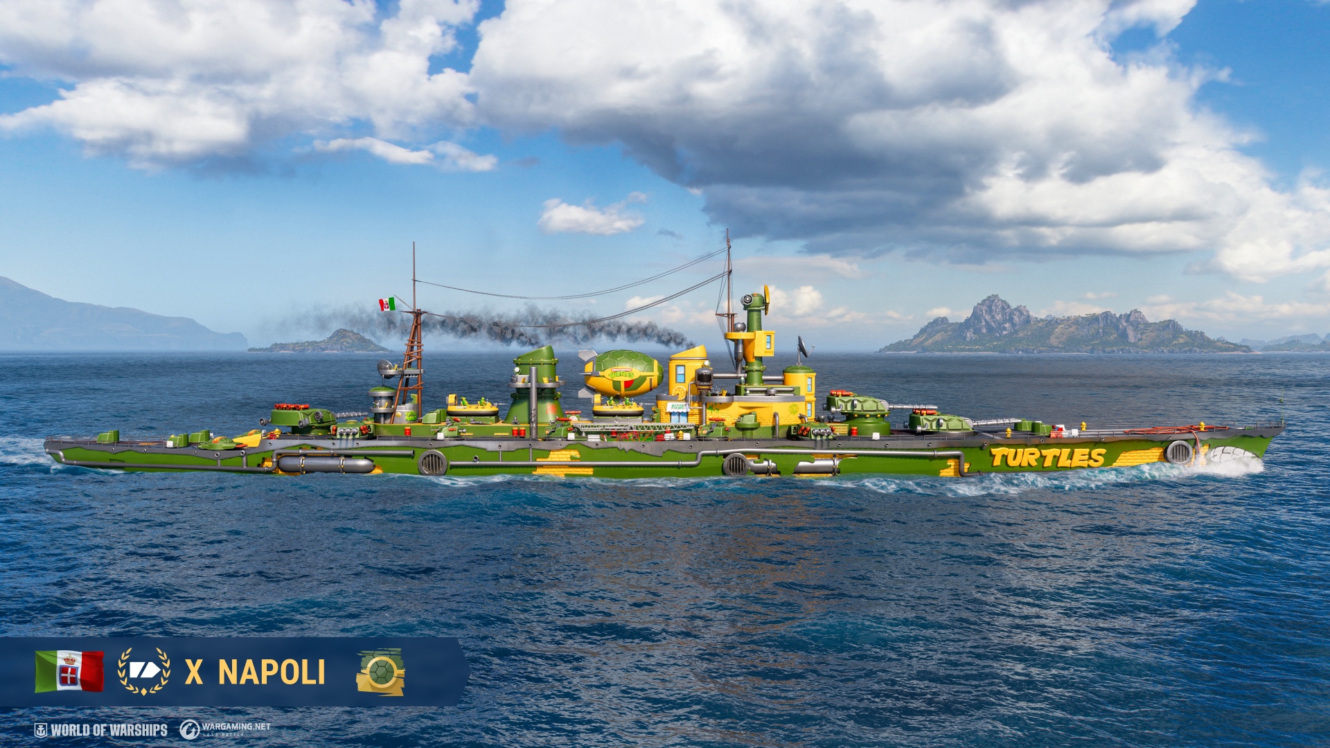 World of Warships x Tortugas Ninja