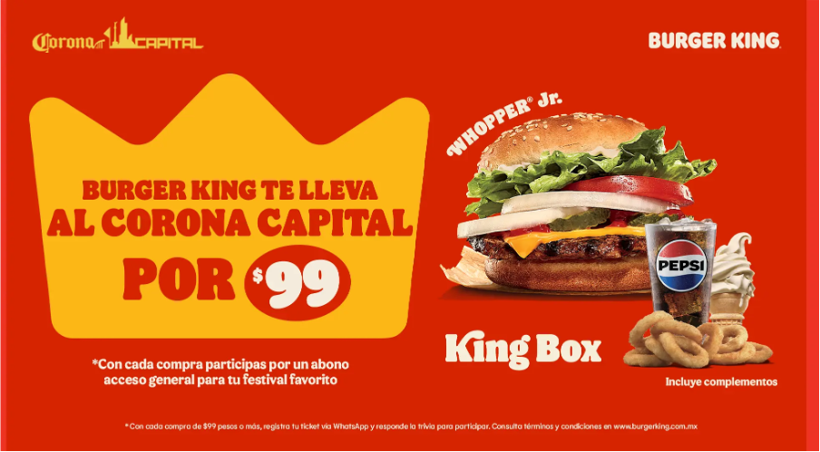 burger king corona capital