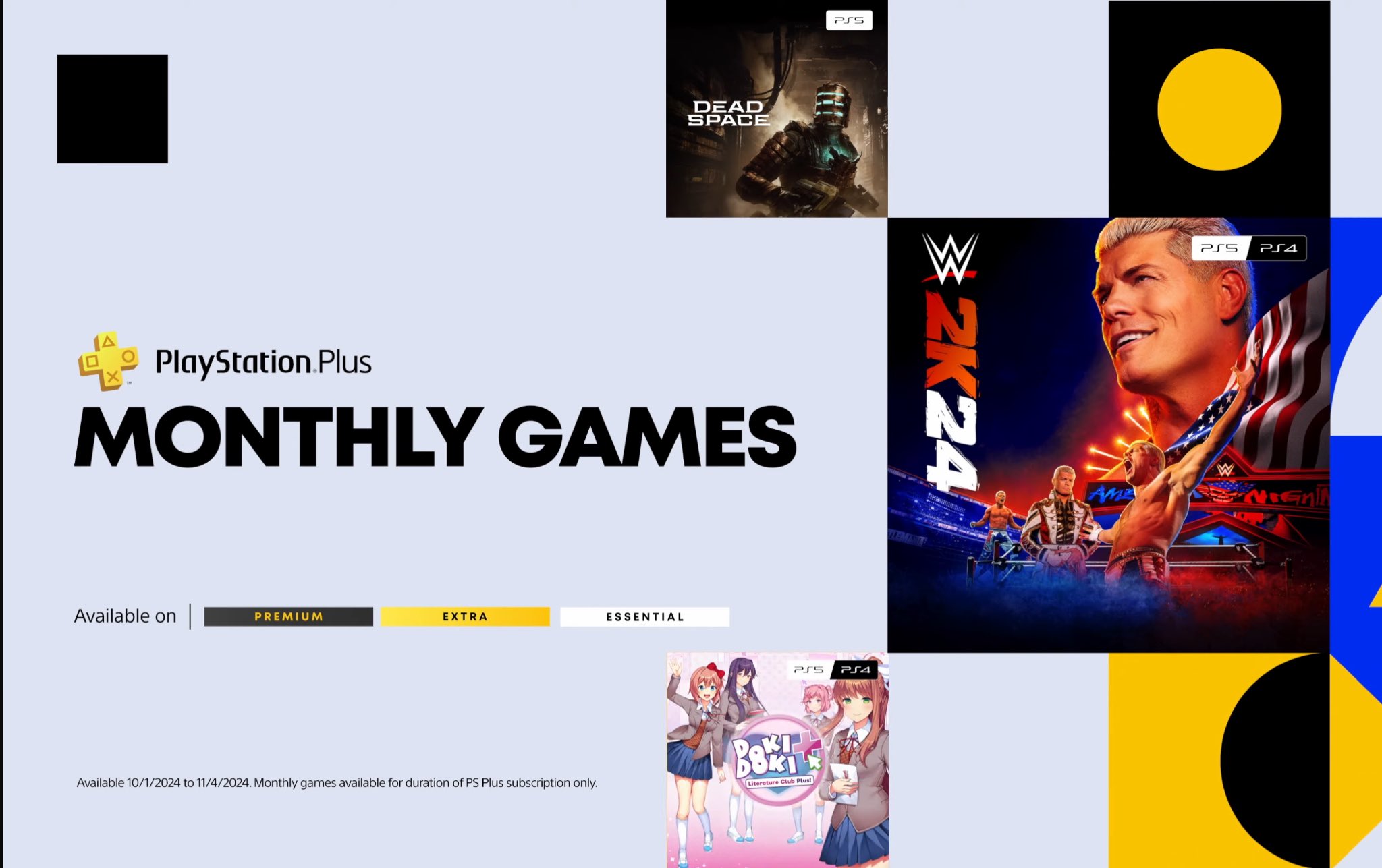 PlayStation Plus Octubre