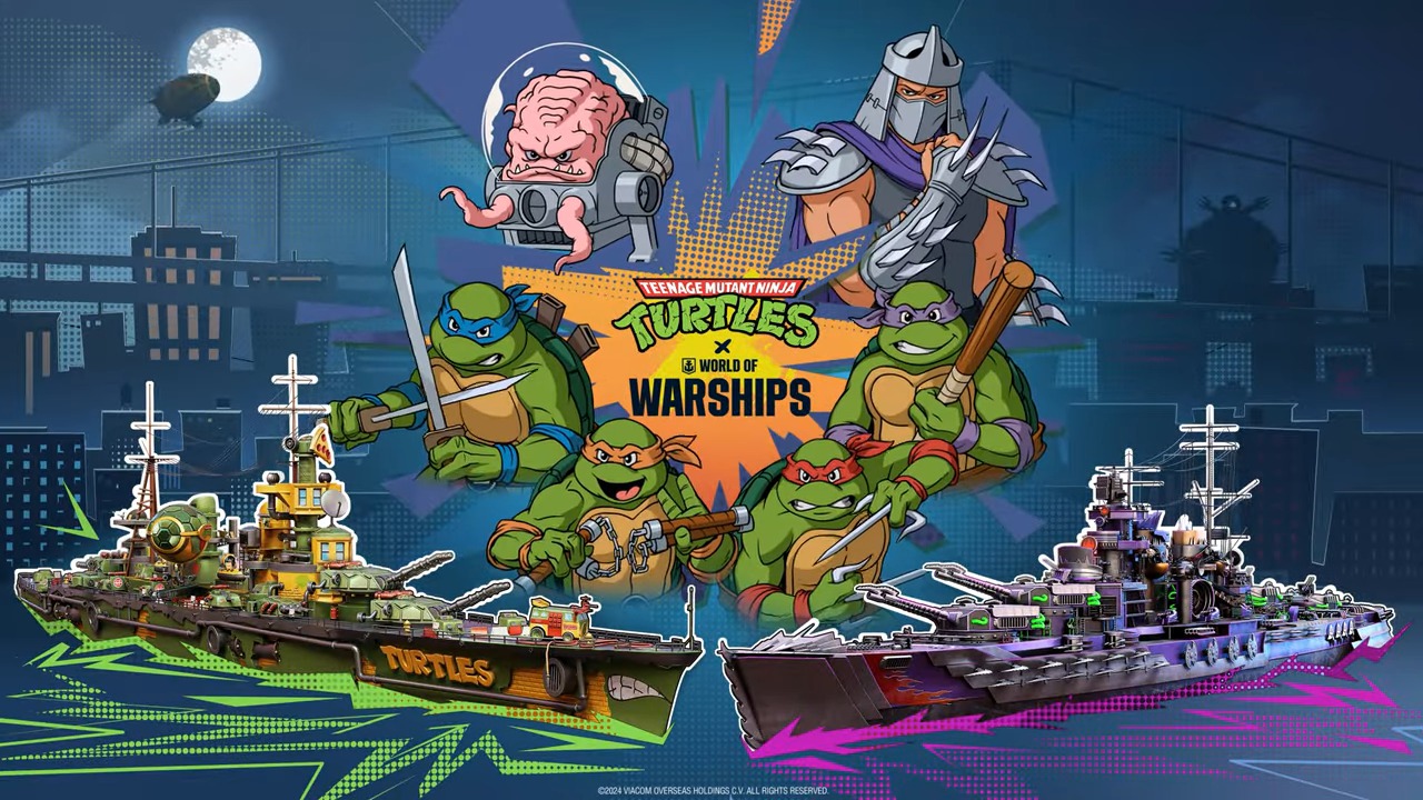 World of Warships x Tortugas Ninja