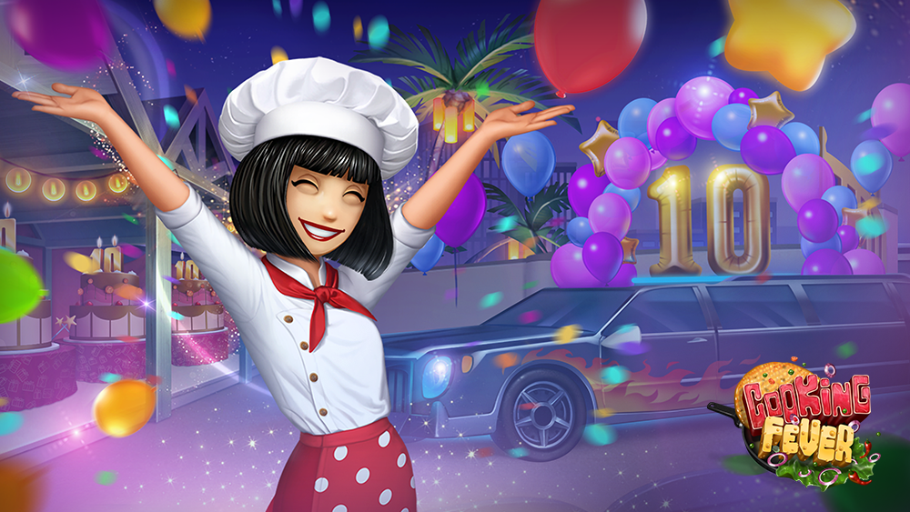 Cooking Fever celebra su 10º aniversario con un nuevo Récord Guinness