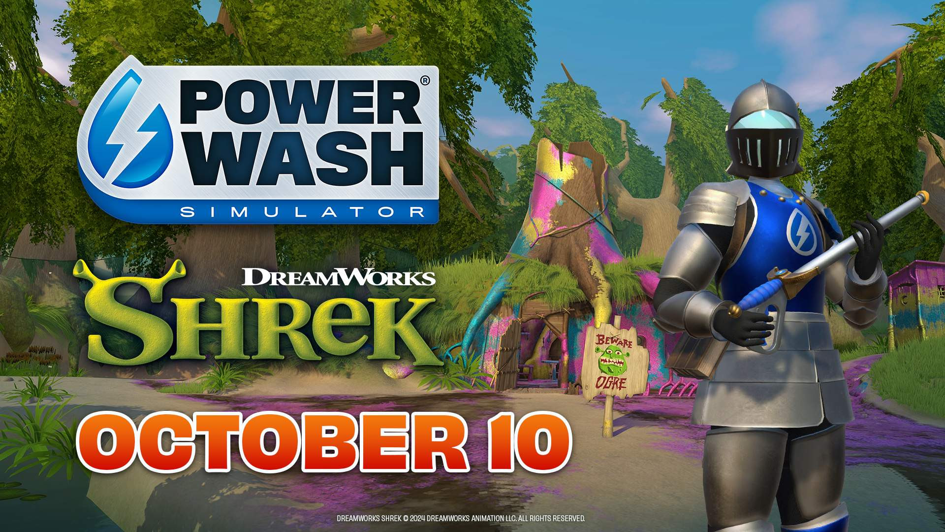 Shrek Special Pack llega a PowerWash Simulator 2