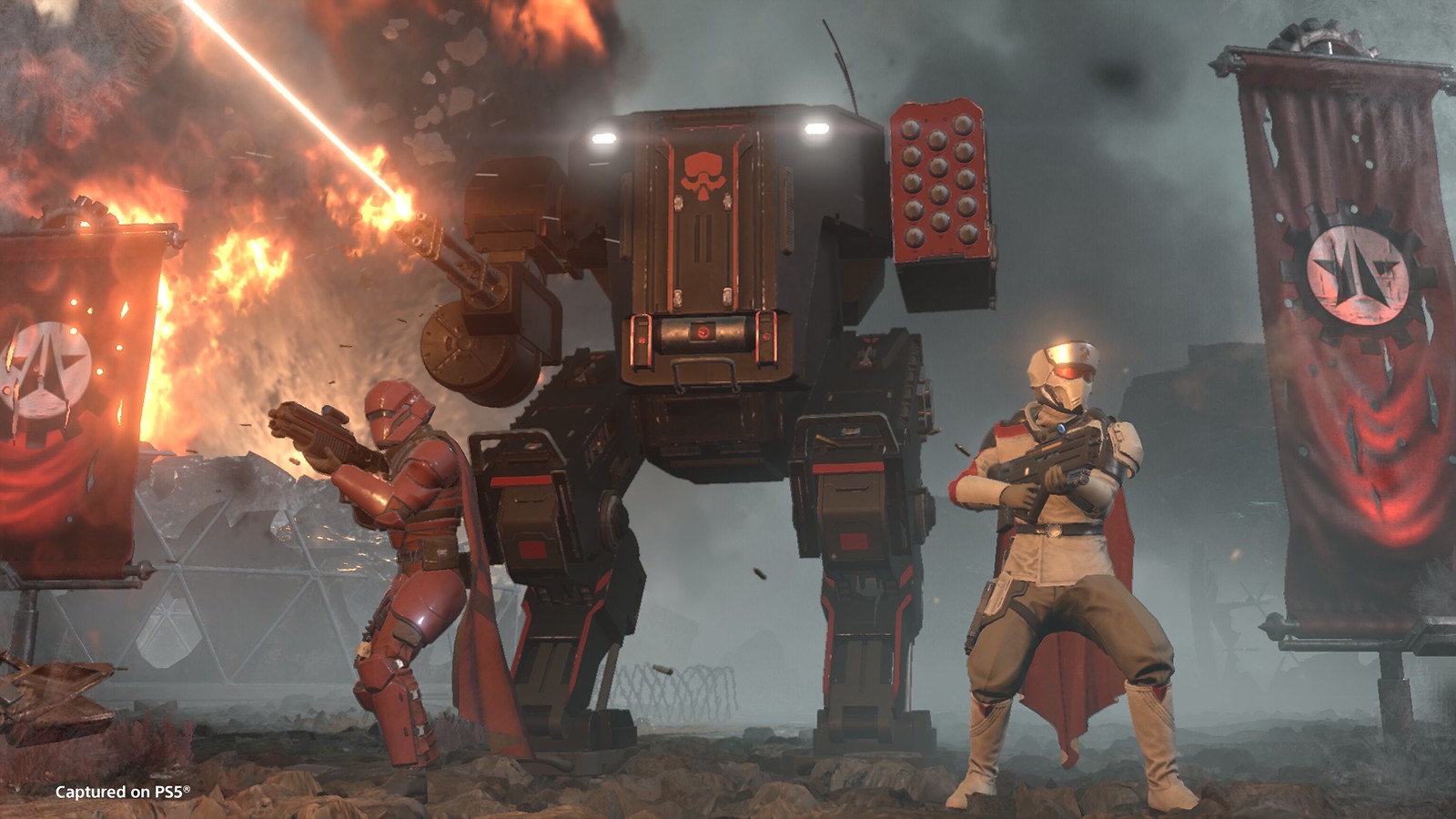 Helldivers II: Truth Enforcers Warbond listos para PS5 y PC.