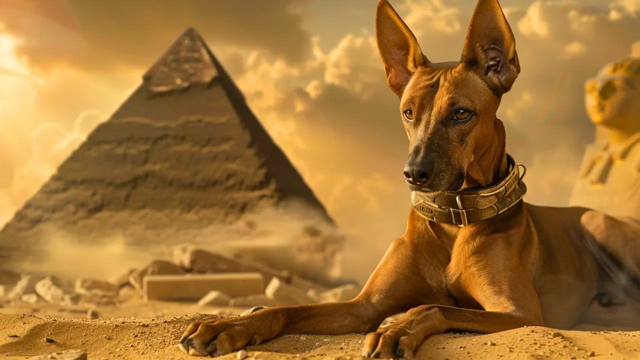 ¿Anubis eres tú? Perrito aparece en la punta de la Gran Pirámide de Guiza