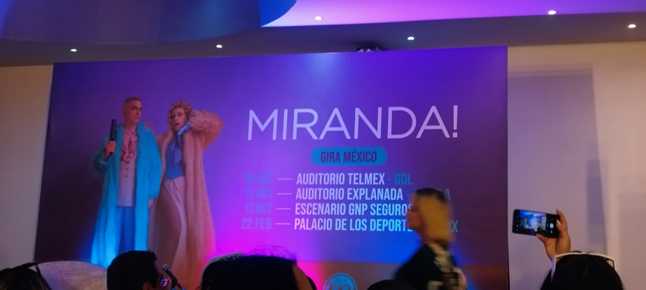 Miranda nos da detalles de su gira por tierras mexicanas. 2