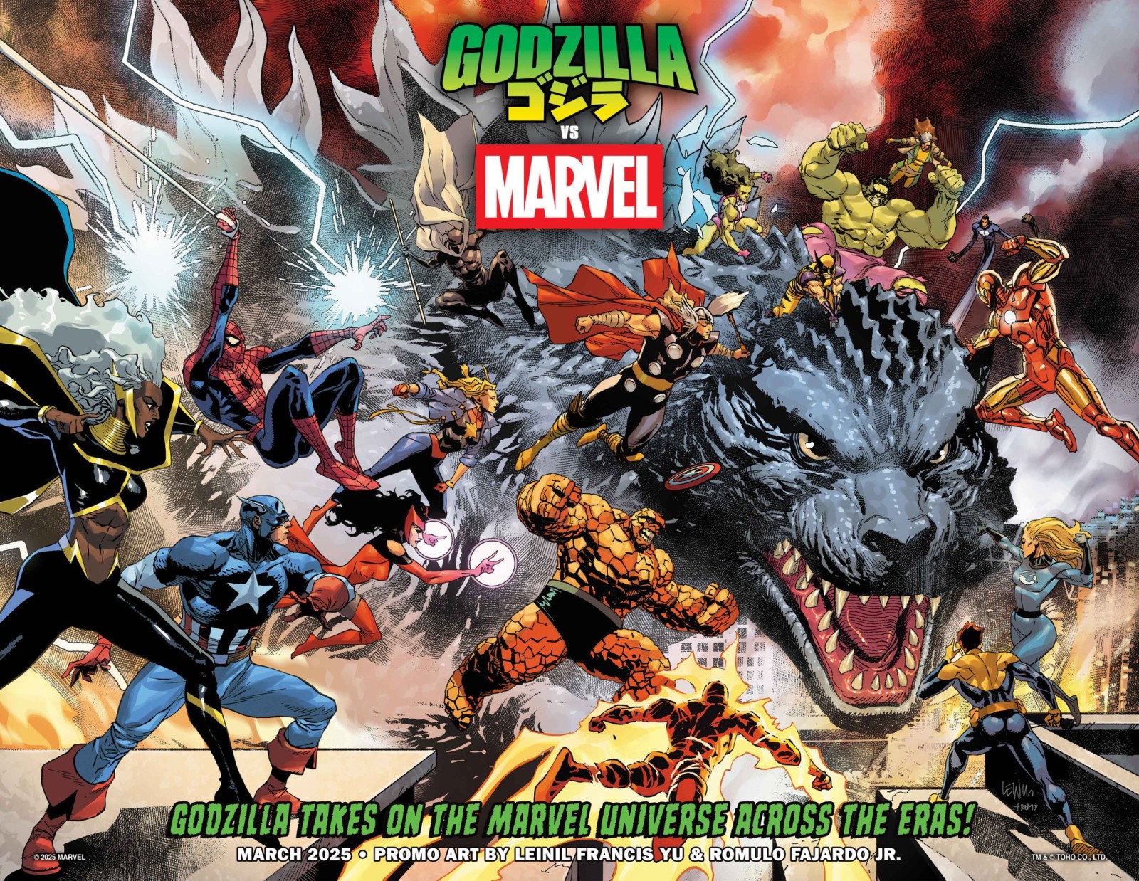 Marvel vs Godzilla