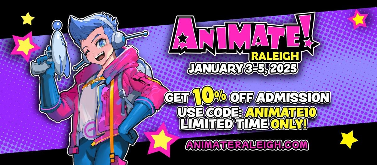 Animate! Regresa a Raleigh a inicios de 2025 1