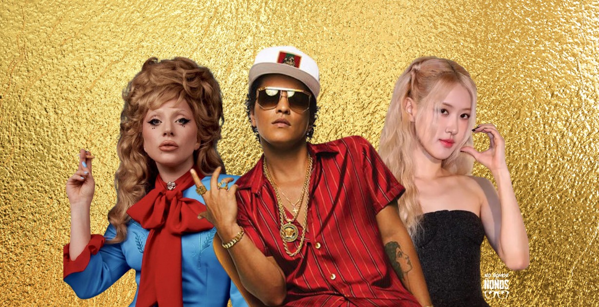 Bruno Mars rompe récords junto a Lady Gaga y Rosé