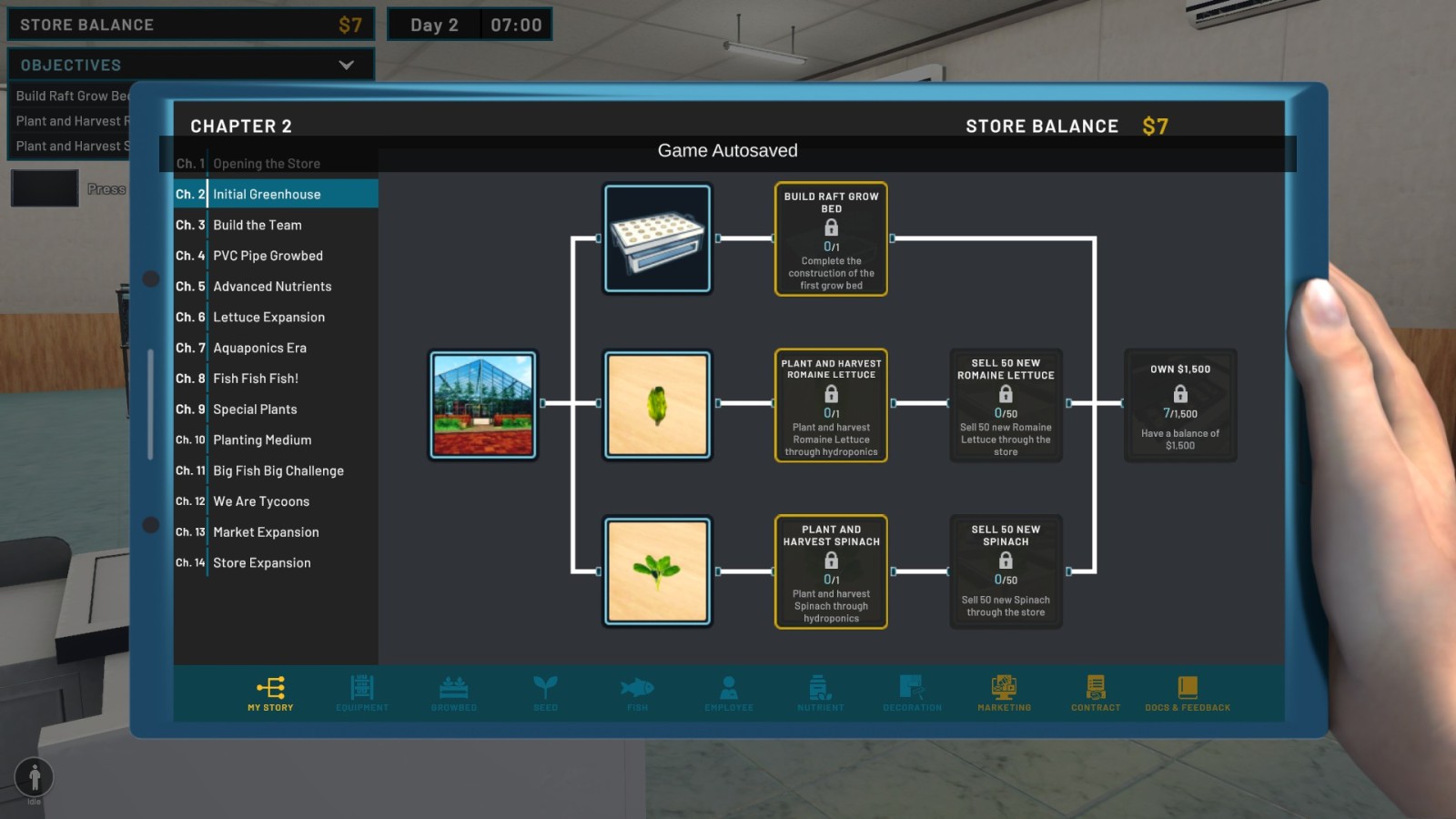 Hydroponics Farm & Store Simulator