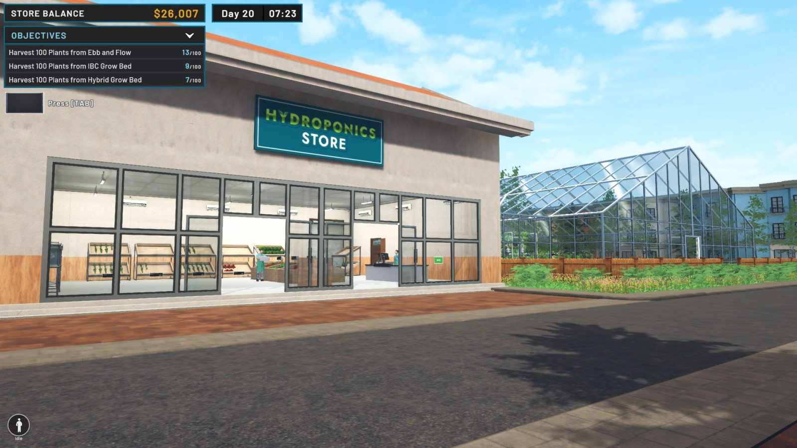 Hydroponics Farm & Store Simulator