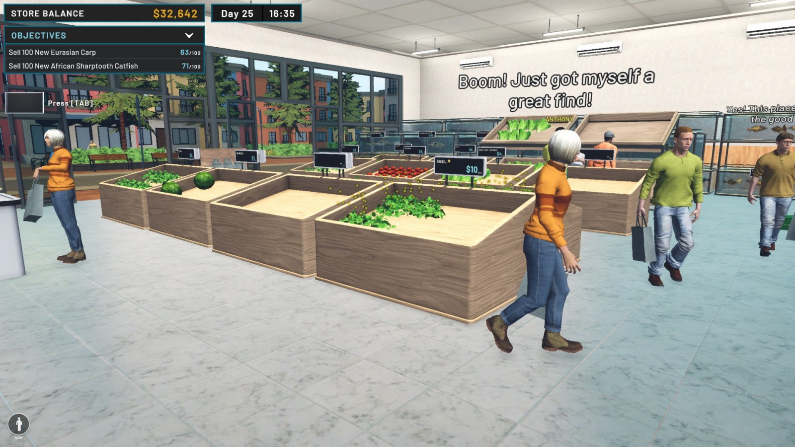 Hydroponics Farm & Store Simulator