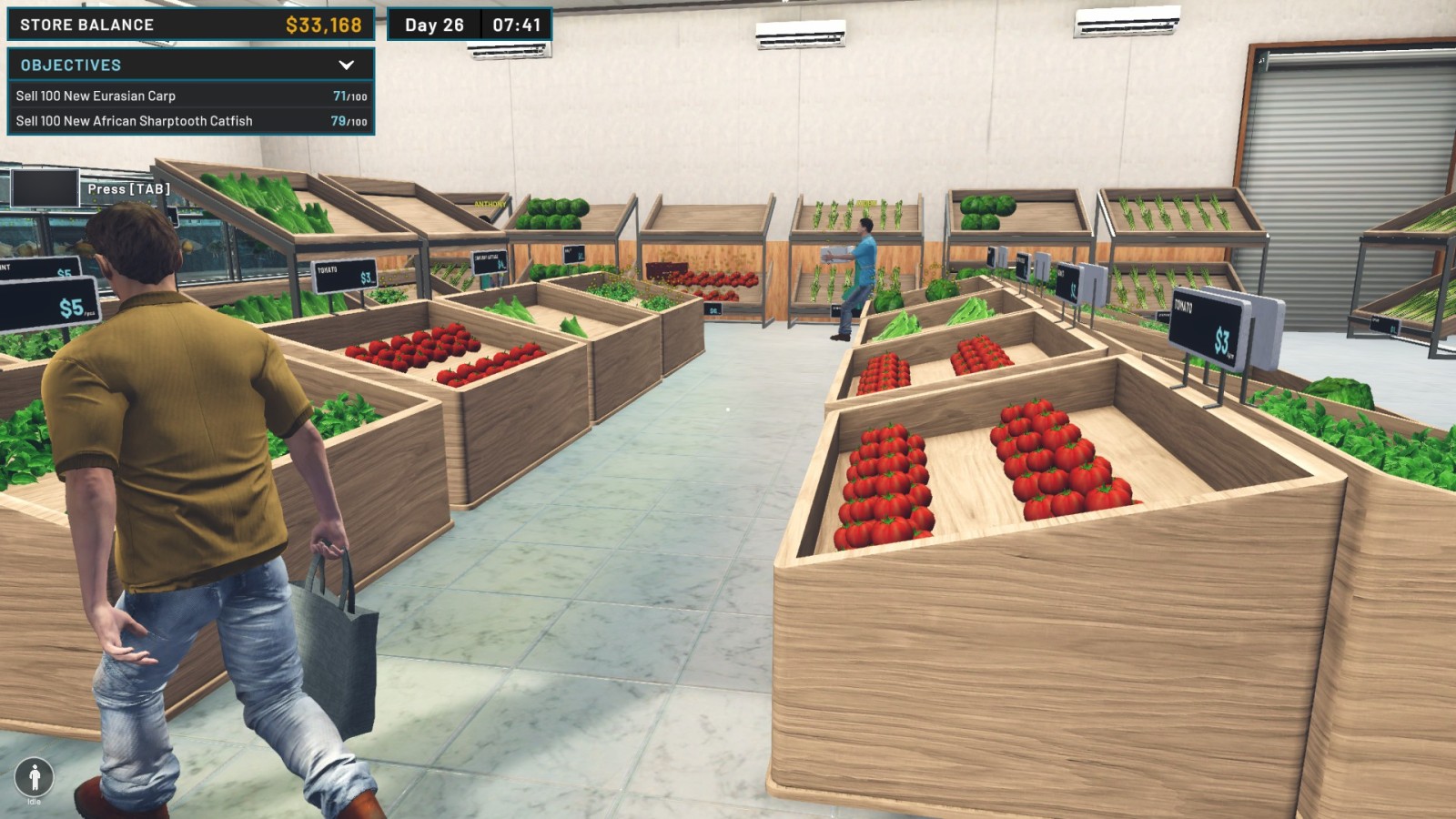 Hydroponics Farm & Store Simulator