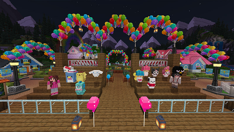 ¡Hello Kitty and Friends invaden Minecraft! 3