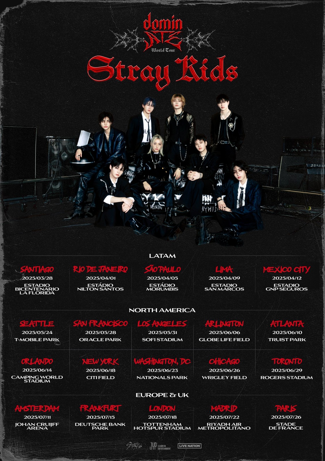 Stray Kids confirma fecha en México para su gira de 2025 2