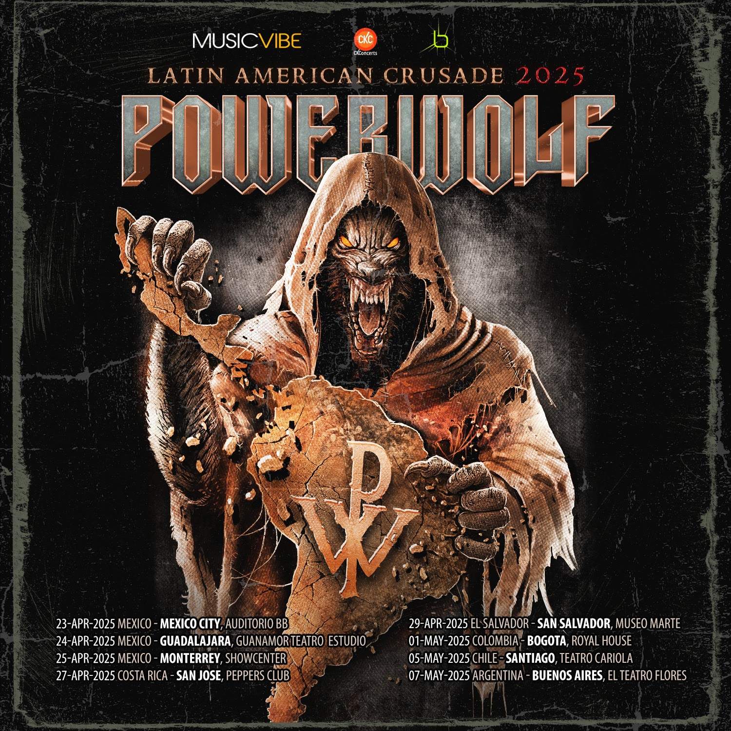 Tool y Powerwolf CDMX 2025