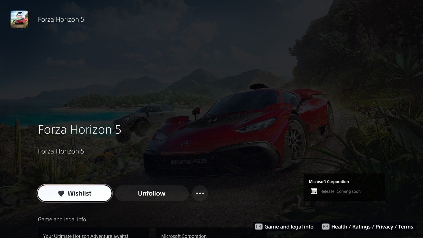 Forza Horizon 5