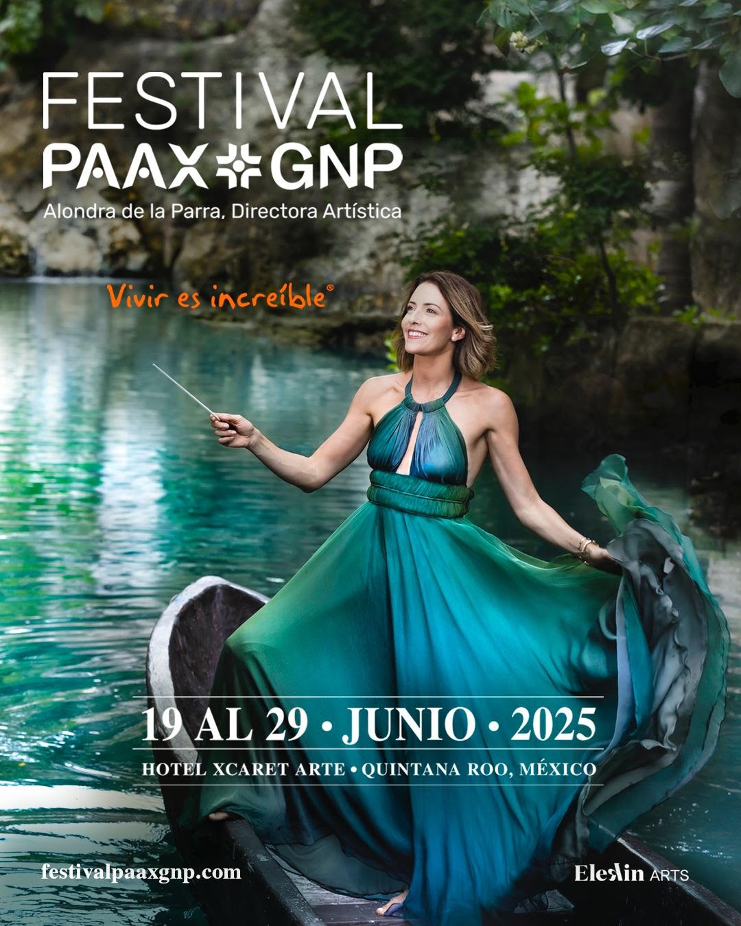 PAAX GNP 2025. Música en Xcaret y la brillante Alondra de la Parra