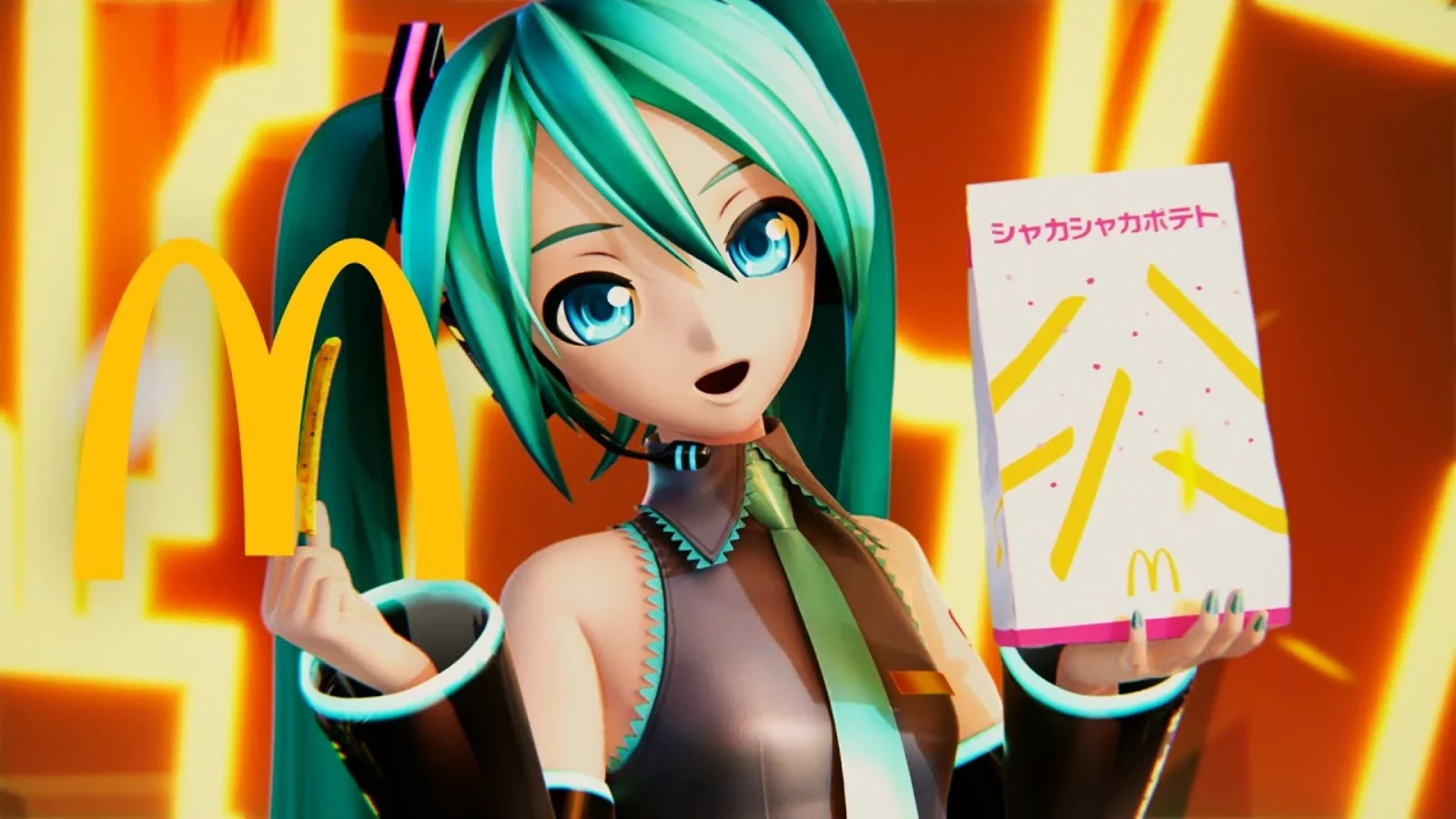 Hatsune Miku y McDonald's