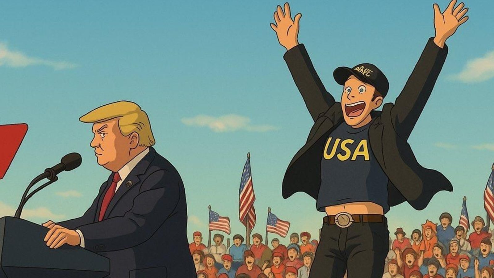 Trump propone aranceles del 100% al anime por razones de seguridad nacional