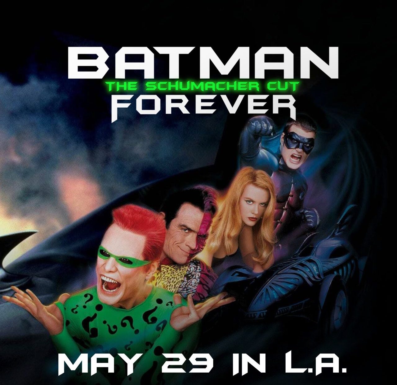¡La versión original de Batman Forever estrenará dentro de poco! (Casi) 1 Batman Forever