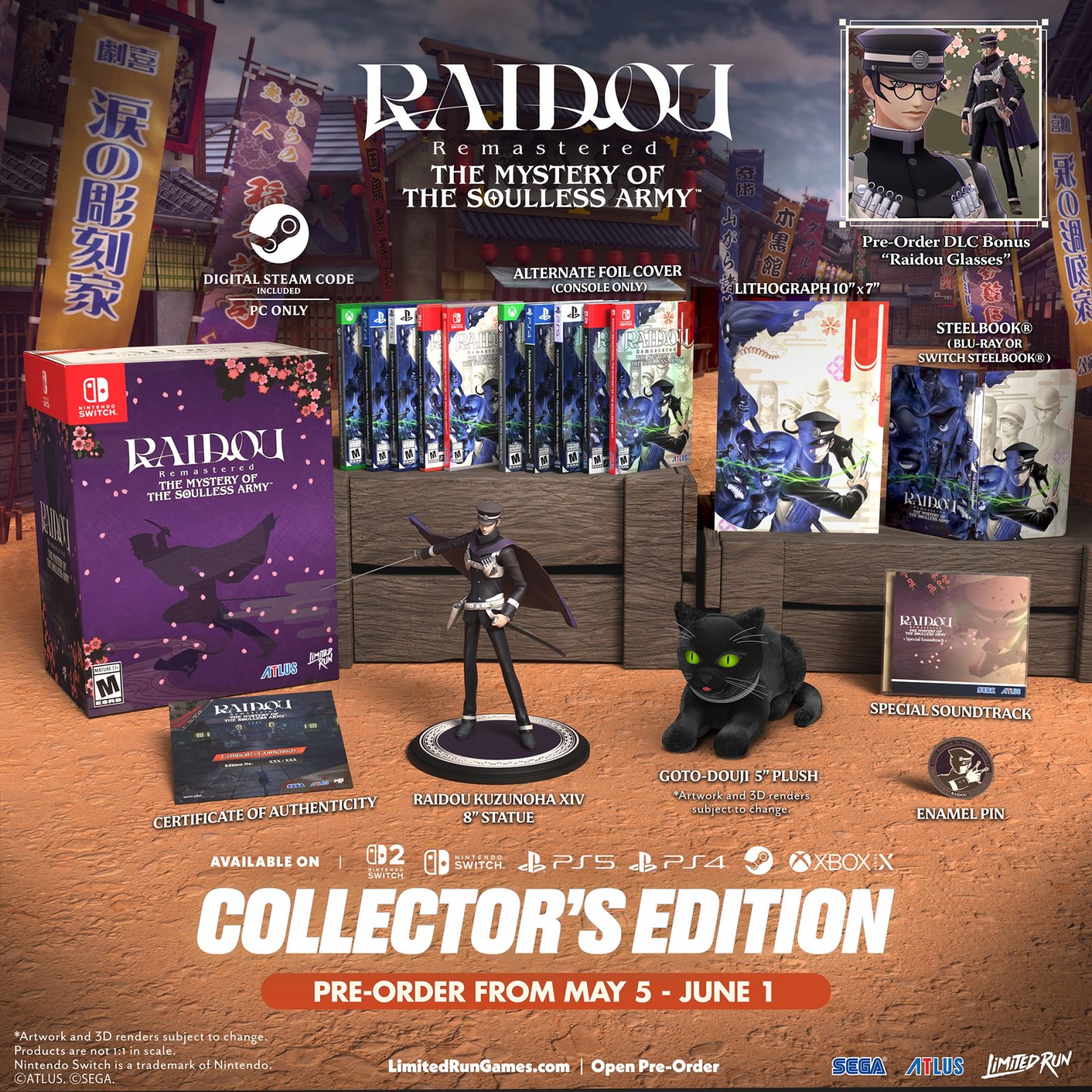 RAIDOU Remastered presenta su edición limitada para coleccionistas 1 Raidou Remastered: The Mystery of the Soulless Army
