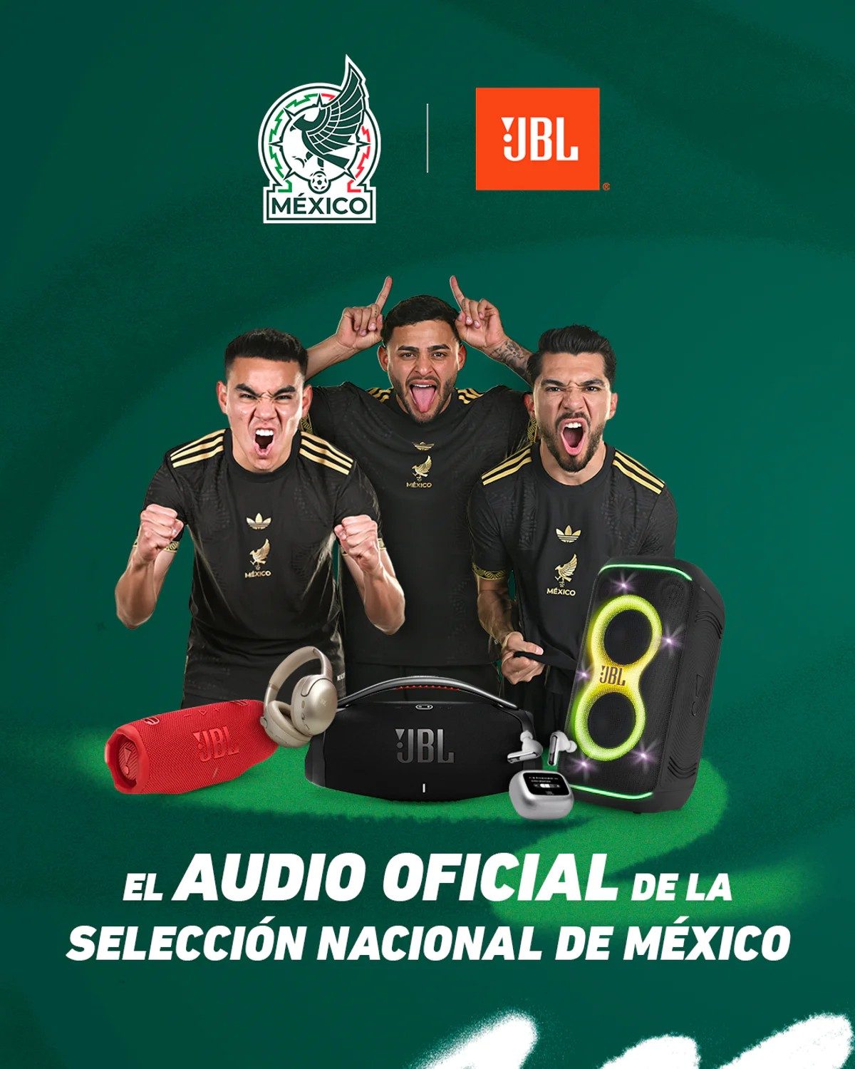 JBL: Se suma como patrocinador de la Selección Nacional Mexicana de Futbol 1 JBL