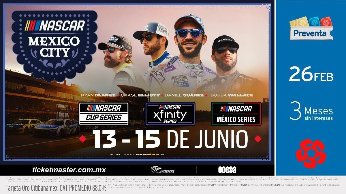 Nascar Mexico City Weekend a la vuelta de la esquina! 2 Nascar Mexico City Weekend