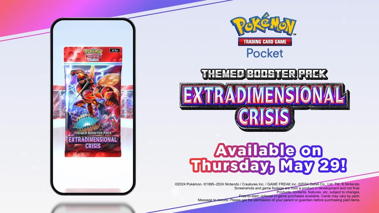 Nueva Expansión para Pokémon TCG Pocket: Los Ultraentes Irrumpen en "Crisis Extradimensional" 3 Pokémon