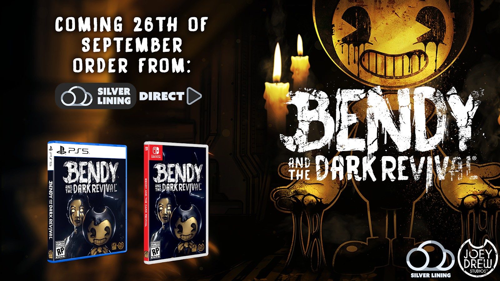 Bendy and the Dark Revival desata el terror entintado en PS5, Xbox Series y Switch 2 Bendy