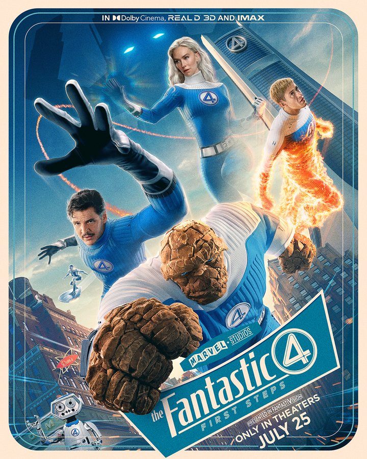 ¡Fantastic Four: First Steps lanza nuevo avance! 1 Fantastic Four: First Steps, los Cuatro Fantásticos