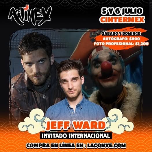 Jeff Ward, "Buggy" de One Piece, estará en La Conve 2025 2 La Conve Animex 2025