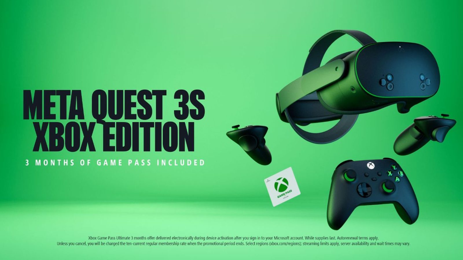 Meta y Xbox unen fuerzas: Llega la exclusiva Meta Quest 3S Edición Xbox para redefinir el gaming 1 Meta Quest 3S