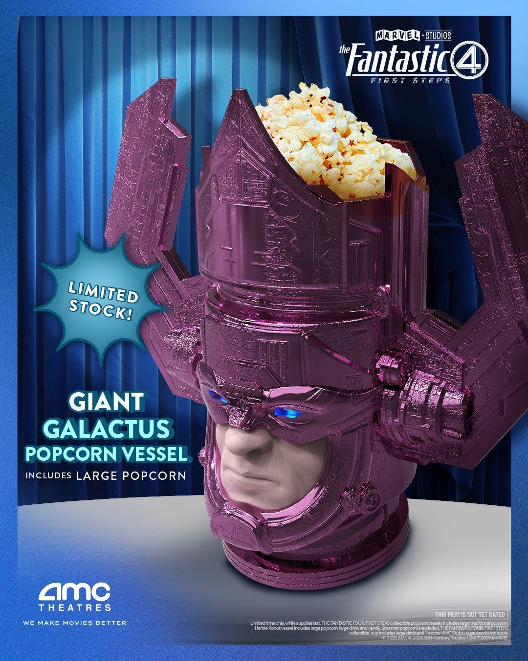 Marvel Studios presenta la palomera oficial de Galactus para Los Cuatro Fantásticos 1 Galactus