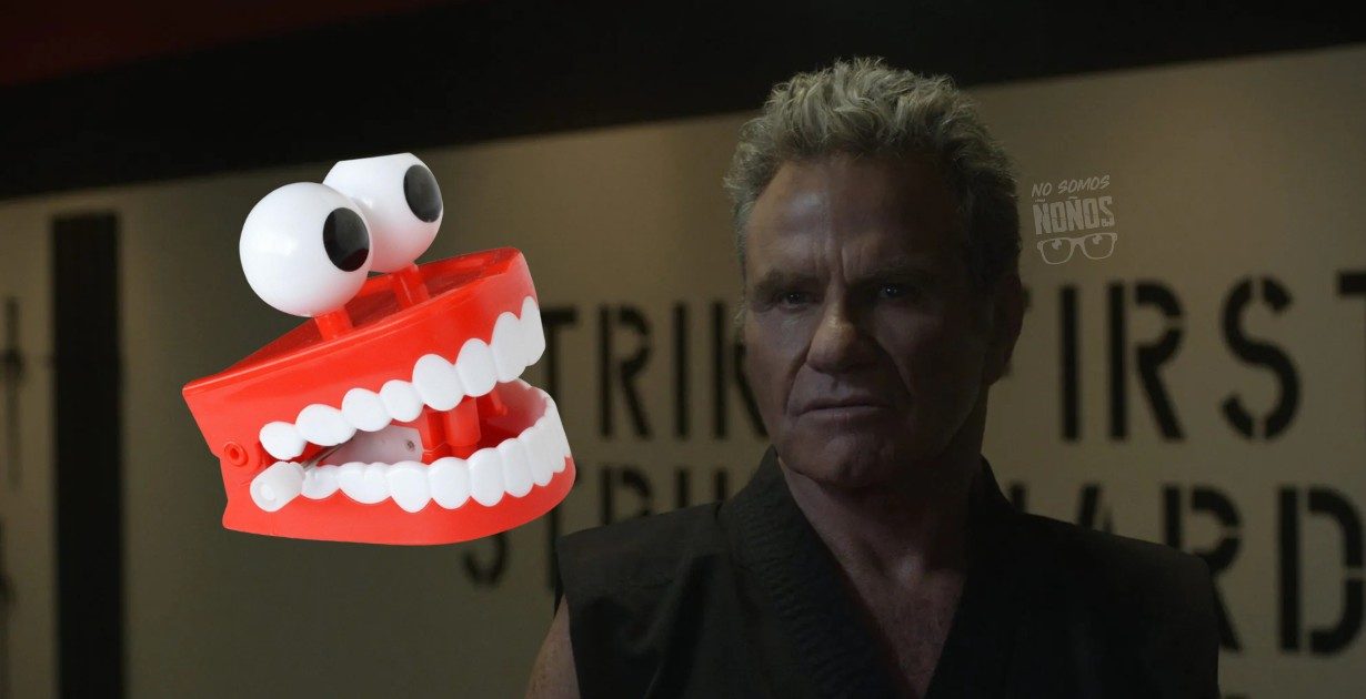 WTF: Actor de Cobra Kai se disculpa por morder (literalmente) a su coestrella