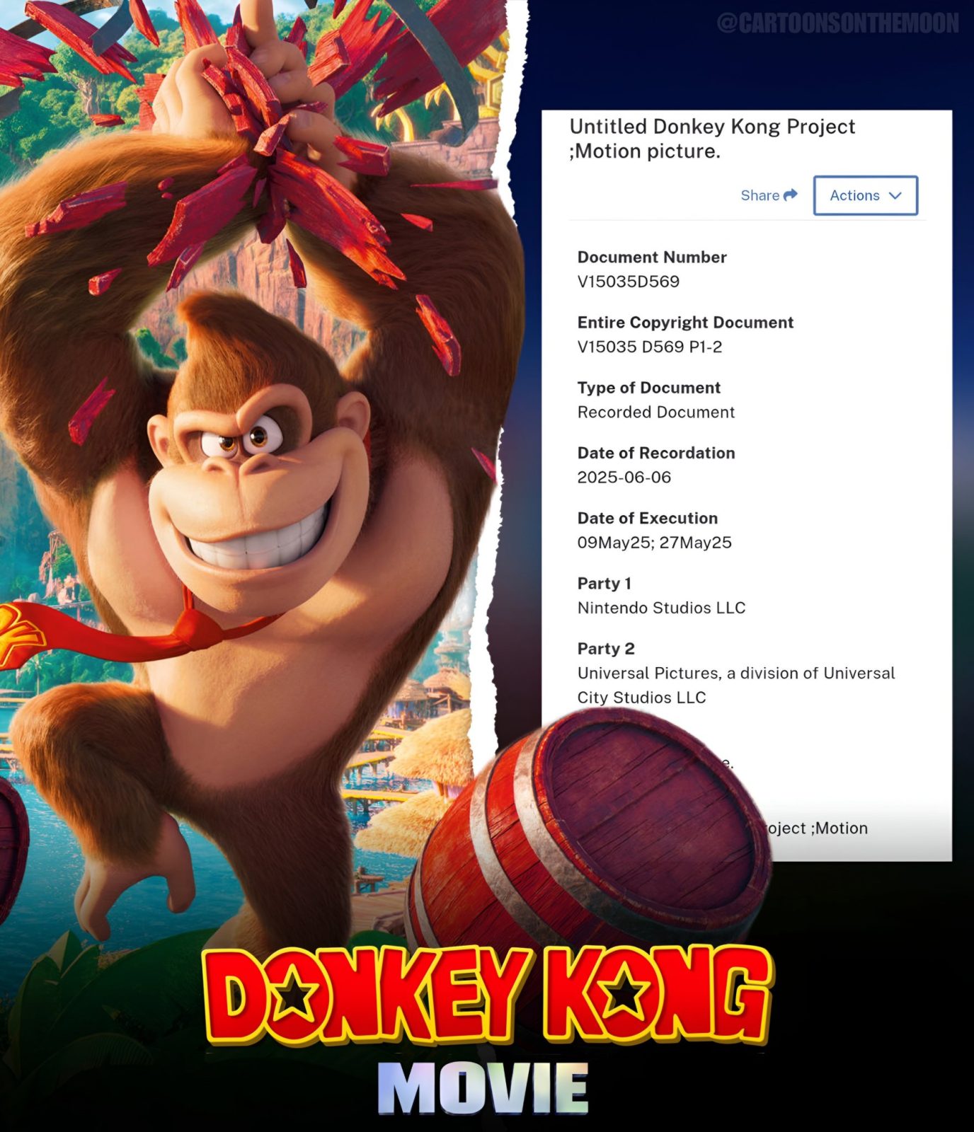 Donkey Kong: Nintendo ha registrado derechos de autor en USA 1 Donkey Kong