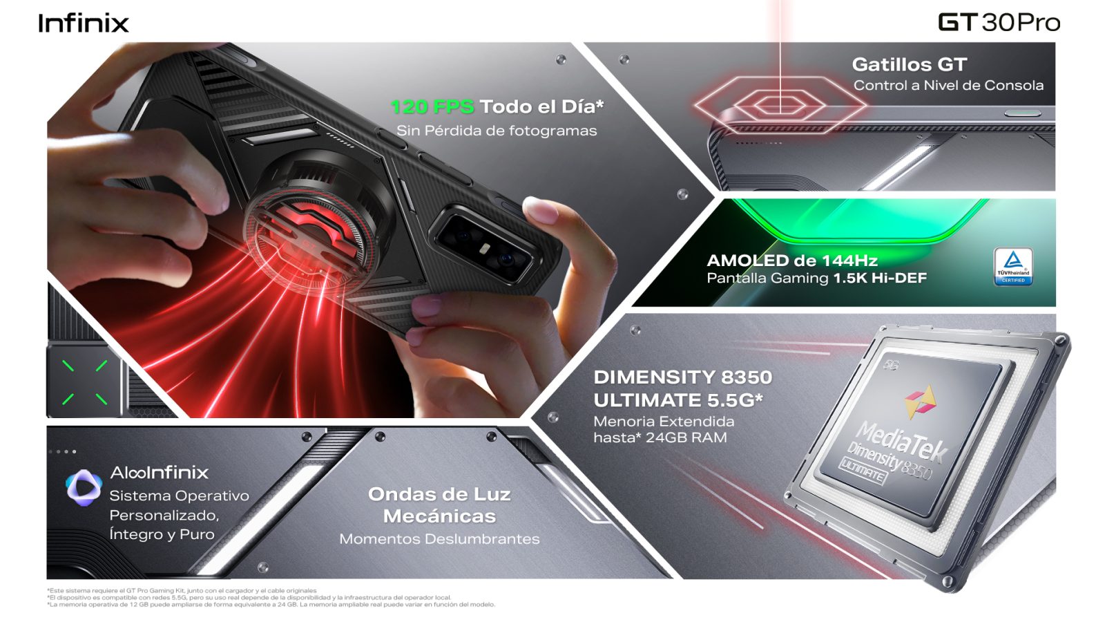 El Infinix GT 30 Pro ya está disponible en México 3