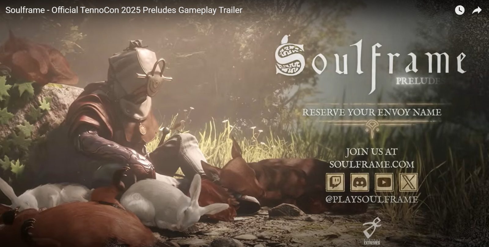 Soulframe comienza su Alpha Abierta (por tiempo limitado)