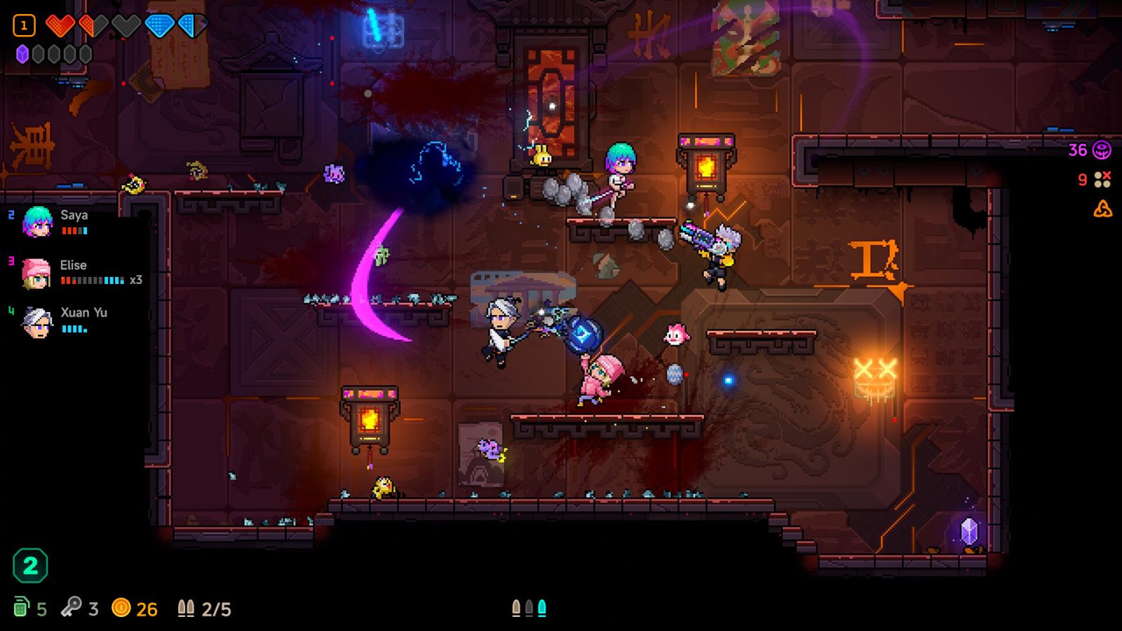 Neon Abyss 2 ya se encuentra disponible como Acceso Anticipado 1 neon abyss 2