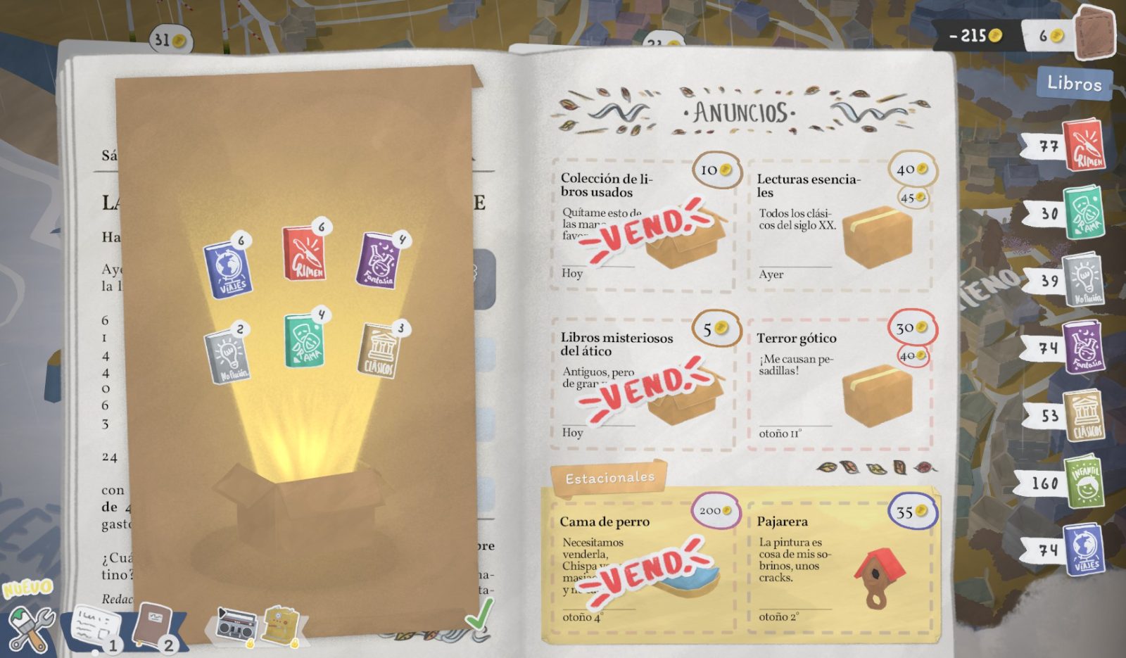 Reseña: Tiny Bookshop, un refugio literario sobre ruedas (PC) 1