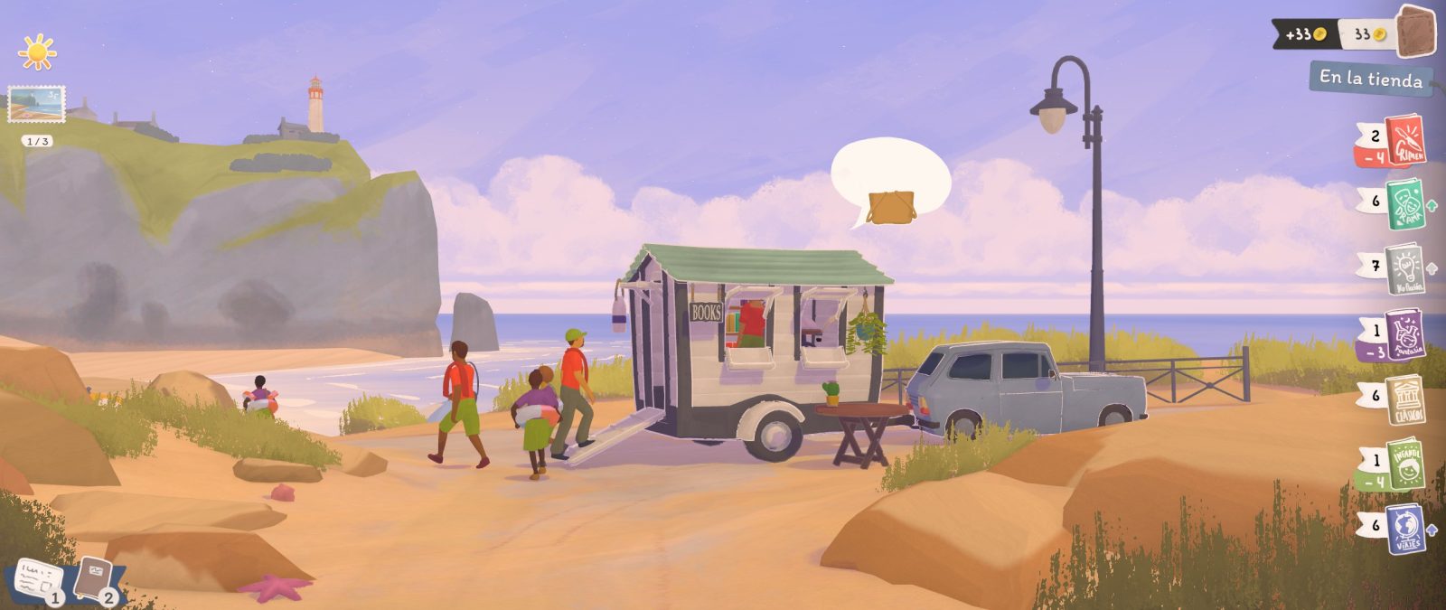 Reseña: Tiny Bookshop, un refugio literario sobre ruedas (PC) 6