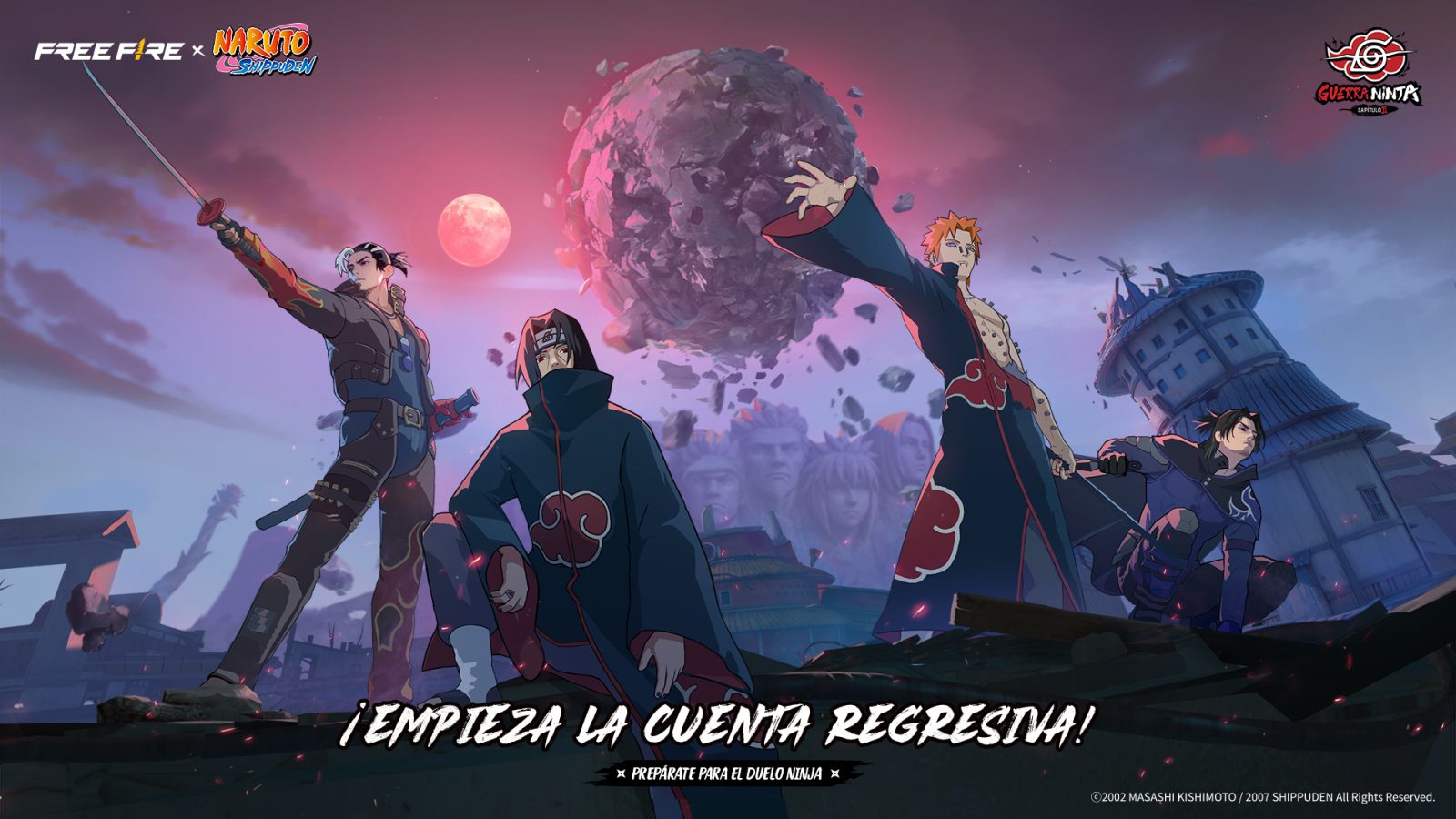 Free Fire X Naruto Shippuden 3 Free fire