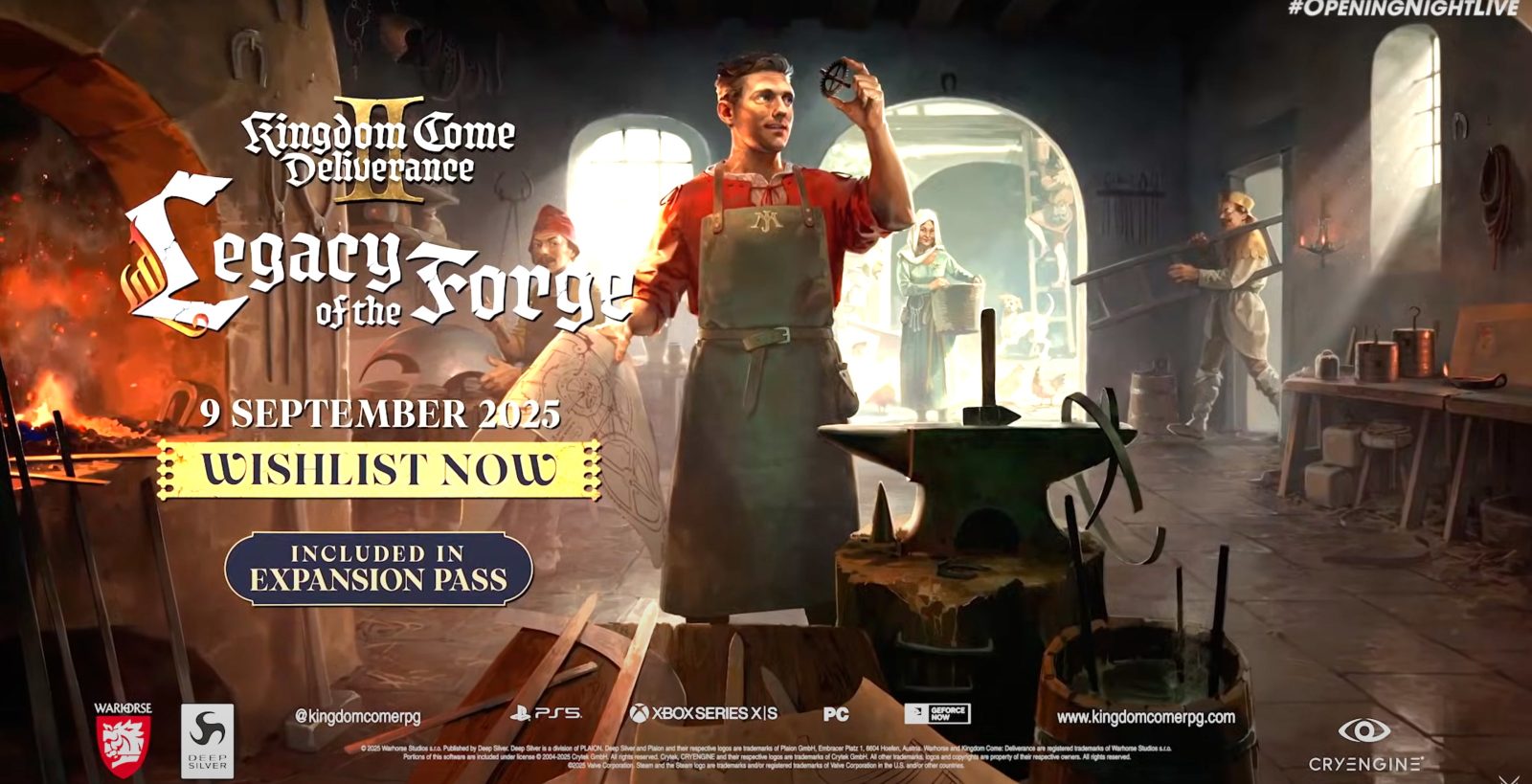 Kingdom Come: Deliverance II, anuncia Legacy of the Forge 2