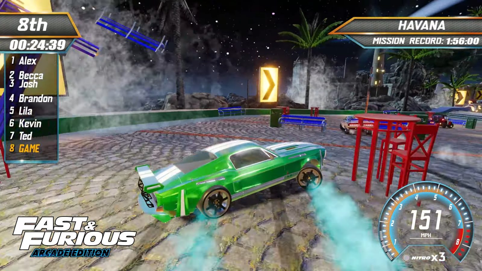 Rapidos y Furiosos, Fast & Furious, Fast and Furious: Arcade Edition