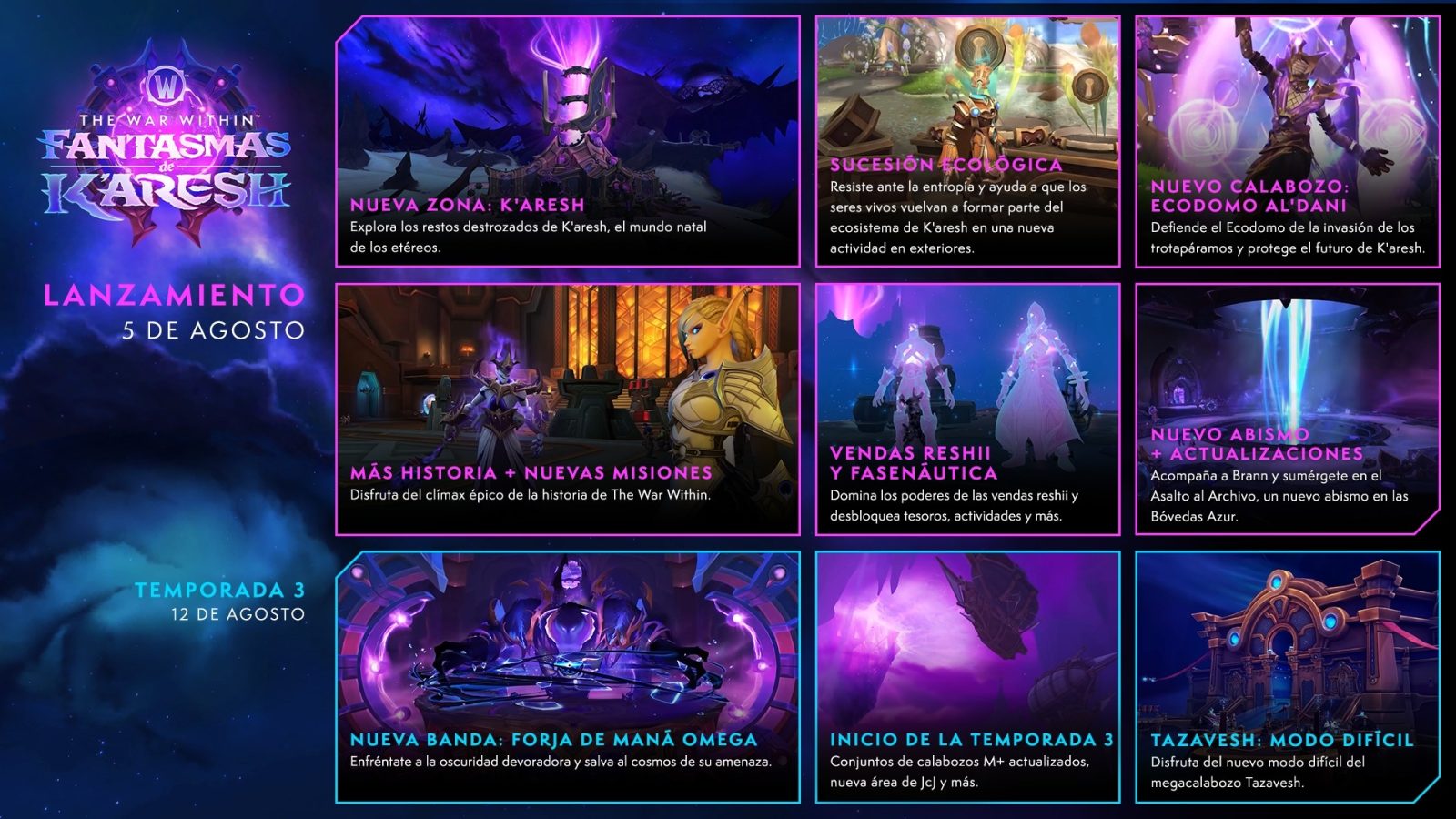 Azeroth viaja a K’aresh: ya llegó la actualización 11.2 de The War Within 1